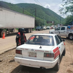 LA POLICÍA ESTATAL INSTALA FILTROS DE VIGILANCIA EN TLAPA DE COMONFORT.