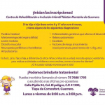 El proceso de inscripción al Centro de Rehabilitación e Inclusión Infantil Teletón, Montaña de Guerrero, ha iniciado.