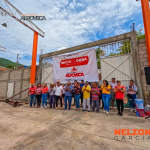 CONSTRUCCIÓN DEL TECHADO DE LA CANCHA EJIDAL, EN IXCATEOPAN.