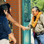 Entrega Gilberto Solano 300 metros de calle pavimentada en la Col El Peligro