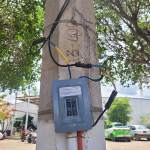 Rehabilitación de energía eléctrica en la unidad deportiva.