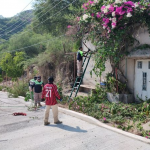 Protección Civil Municipal atendió a las y los vecinos de la colonia Nuevo Paraíso.