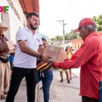 Entrega despensas a adultos mayores DIF municipal de Alpoyeca.