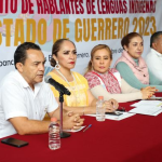 Entrega de reconocimientos a las y los integrantes del Parlamento de Hablantes de Lenguas Indígenas del Estado de Guerrero