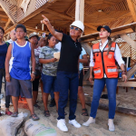 Supervisa la gobernadora los trabajos de limpieza en la zona de Puerto Marqués