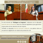 Es momento de Diálogos #TuCongreso y entérate de lo que acontece en el Poder Legislativo del Estado.