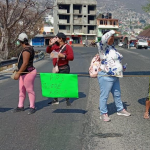 Bloquean calles en Chilpancingo en exigencia de agua