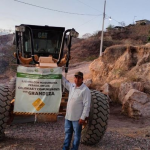 Vecinos reconocen el trabajo del Gobierno de Gilberto Solano Arreaga por los trabajos de rastreo en la colonia El Paraíso.