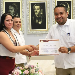 Acto de clausura y entrega de constancias al personal que integra la Dirección de Seguridad Interna del Congreso y el Instituto de Estudios.