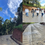 Avance de la construcción de caminos artesanales en la Montaña y Costa Chica.