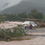SGIRPCGRO RESCATA POR AIRE A CINCO PERSONAS ATRAPADAS POR EL RÍO HUACAPA