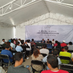 Reunión con integrantes de Preparatorias Populares de la entidad.