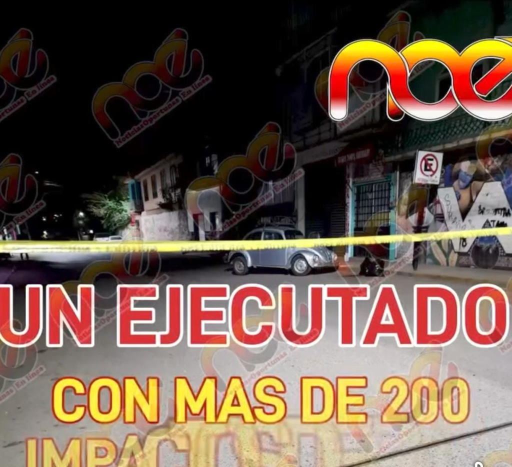 ¡INFIERNO EN TLAPA! Jueves de Terror Deja un Muerto con Más de 200 Balazos.