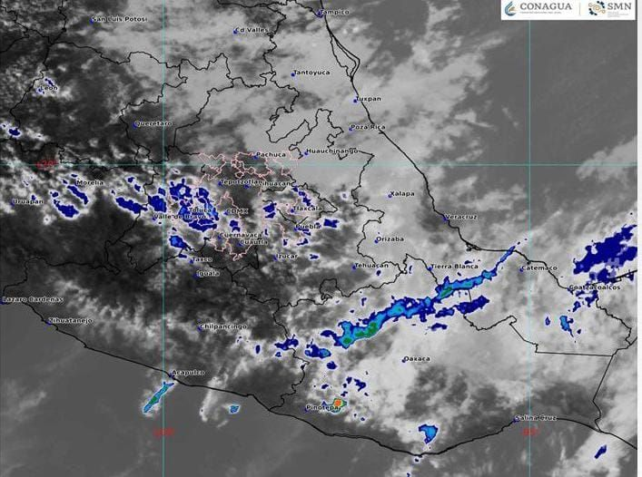 La SGIRPCGRO prevé la ocurrencia de lluvias para las próximas horas en varias regiones del estado